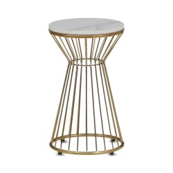 Side Table (IRON & MARBLE)