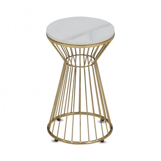 Side Table (IRON & MARBLE)