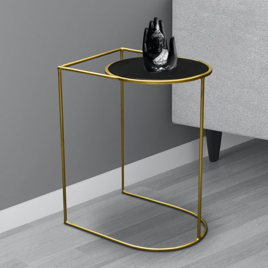 Side Table (IRON & GLASS)