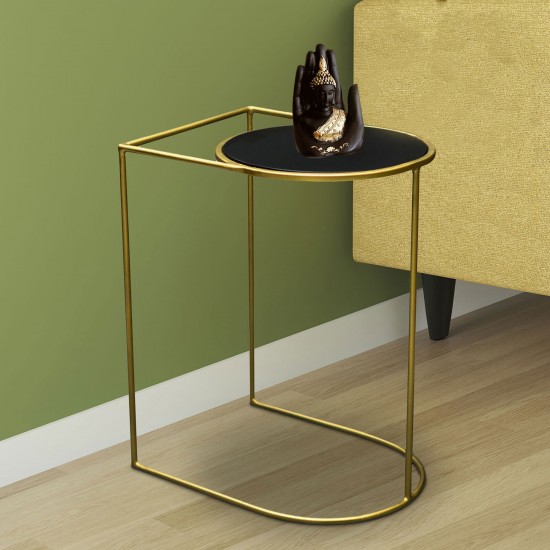 Side Table (IRON & GLASS)